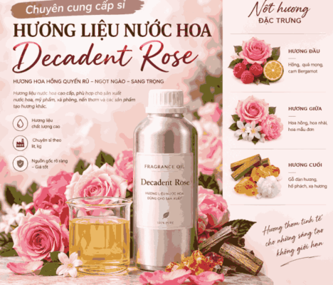 Tinh dầu nước hoa Decadent Rose