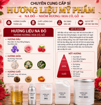 Tinh dàu nước hoa Na đỏ