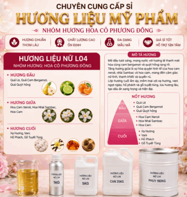 Tinh dầu nước hoa L04 nữ