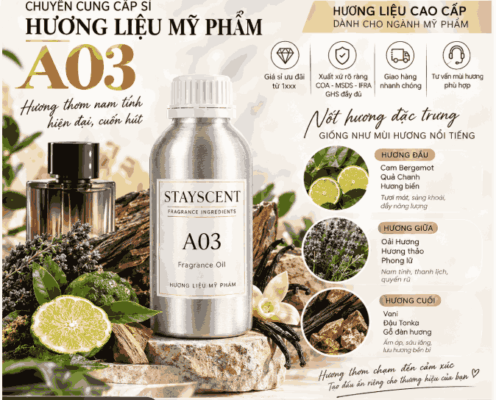 Tinh dầu nước hoa A03
