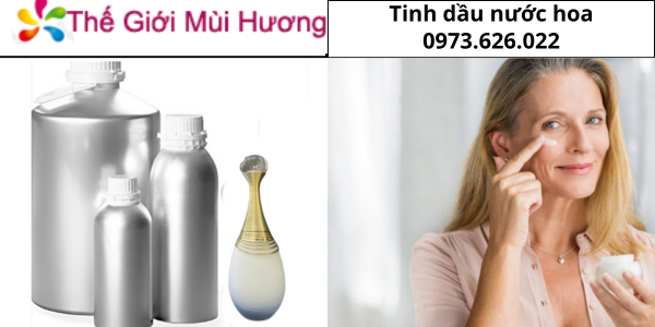 hương nước hoa dùng trong lotion được sử dụng rộng rãi